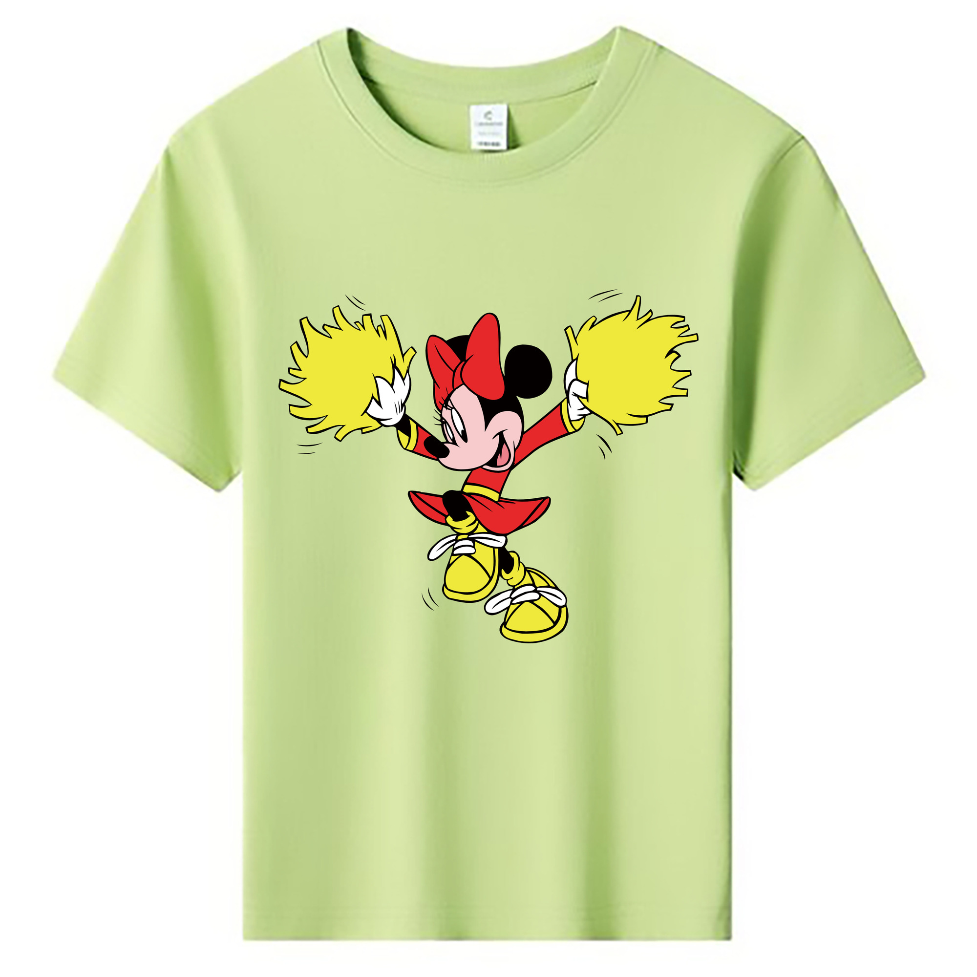 ミッキーマウス Mickey Mouse 綿100％キッズTシャツ（フロントプリント）